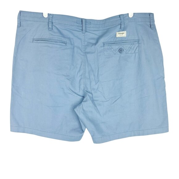 Wrangler Men's Regular Fit Medium Stretch Blue Shorts Size 42 Inseam 7" NWT - Picture 2 of 12